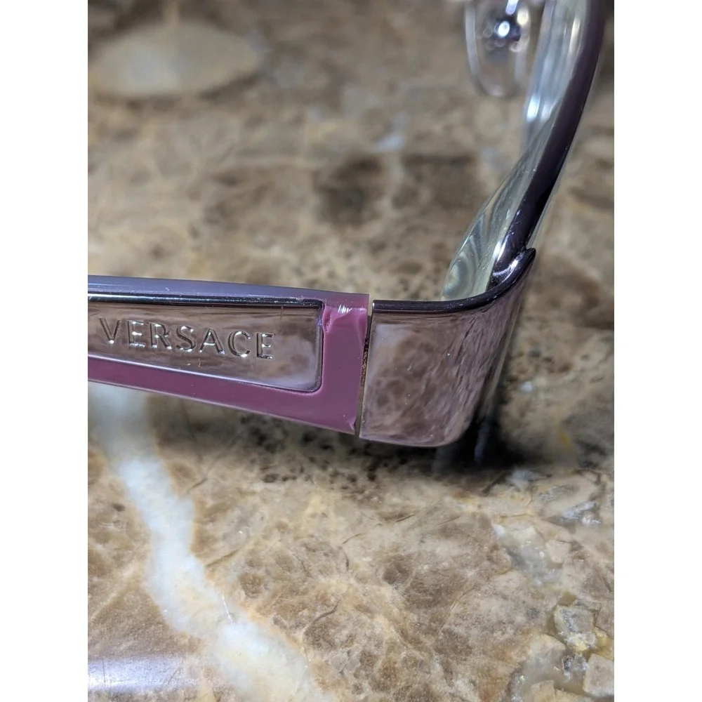 VERSACE eyeglasses PURPLE RECTANGLE glasses frame MOD: 1084 1029